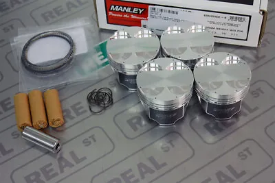 Manley Turbo Tuff Pistons Eclipse GSX Talon DSM Evo 1-3 4G63T 7-Bolt 85.5mm 10.0 • $964.73