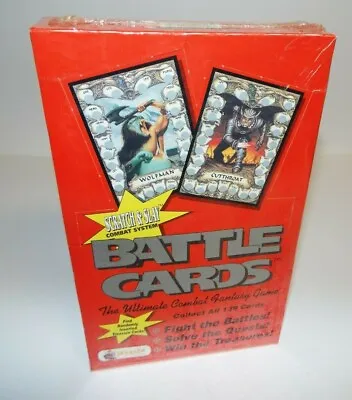 Merlin Battle Cards The Ultimate Combat Fantasy Game Sealed Booster Box 1993 • $125