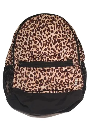 Victoria's Secret PINK Leopard Cheetah Print Full Size School Campus  Backpack • $32.99