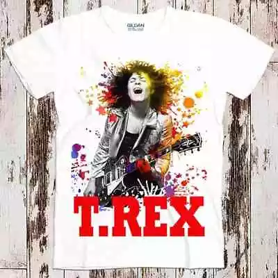 T.REX Rock Band Mark Bolan Music Tee Top Unisex Ladies Vintage T Shirt 8246 • $14.99