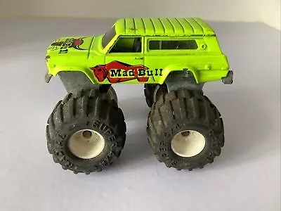 Majorette Monster Truck 4x4 Mad Bull Rare Damaged Axle And Tyre. • £5