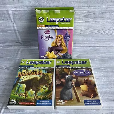 3 X LeapFrog Leapster / Leapster 2 Educational Kids Games - Opened Never Used • £13.49