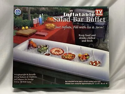 Inflatable Salad Bar Buffet Picnic Drink Table Cooler Party Ice Chest TV Trends • £12.64