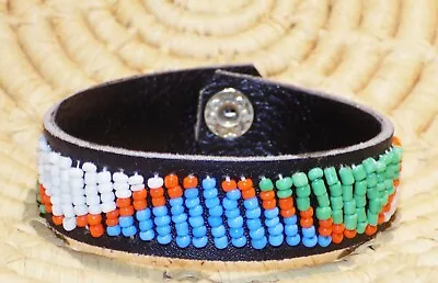 African Maasai Leather Bracelet Ethnic Tribal Boho Masai Massai Jblt36 • $5.97