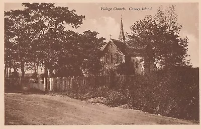 N England Essex Old Postcard English Canvey Island Church • £1.89