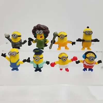 McDonalds: 2020 Happy Meal - Minions 2 The Rise Of Gru - Lot Of 8 Minion Figures • $13.69