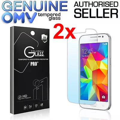 2 X GENUINE Tempered Glass Screen Protector Film For Samsung Galaxy Core Prime • $9.99