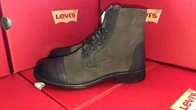 LEVI's Maine Boots Brown Leather Suede Women's Shoes • $81.60