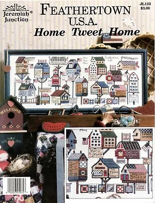 $12 • Buy Feathertown USA Home Tweet Home Cross Stitch Pattern Book Jeremiah Junction