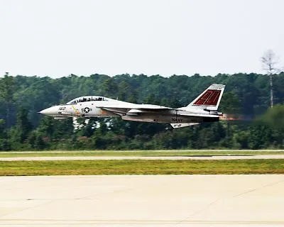 F-14 TOMCAT LOW PASS W/ AFTERBURNERS 8x10 GLOSSY PHOTO PRINT • $14.99