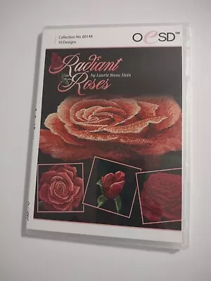 OESD Radiant Roses Collection Of 10 Machine Embroidery Designs On USB  • $0.99