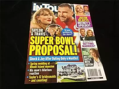 In Touch Magazine Feb 19  2024 Taylor & Travis Super Bowl Proposal! • $9