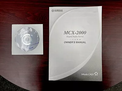 Yamaha MCX-2000 Owners Manual And Application Software Disc • $5