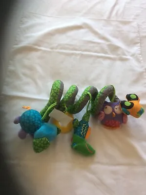 Baby Activity Spiral Soft Toy With Hanging Rattles / Teether BabiesRus • £7