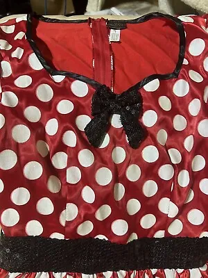 Minnie Mouse Disney Dress Costume Adult Women 6-8  • $42