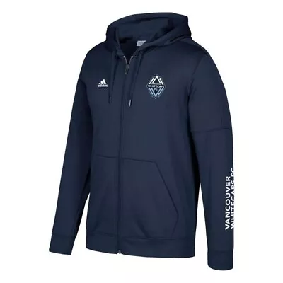 Vancouver Whitecaps FC MLS Adidas Men's Navy Blue  Armed  Tech Fleece Hoodie • $49.99