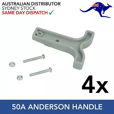 T HANDLE X 4 - GREY ANDERSON PLUG CONNECTOR 50 AMP • $9.50