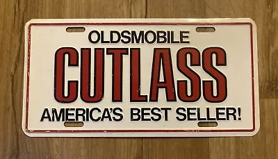 Vintage Metal Oldsmobile Cutlass Booster License Plate America's Best Seller • $34.95