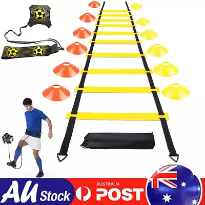 Agility Speed Ladder Sport Training Ladder Soccer 12 Rungs Fitness Trainer AU • $5.89