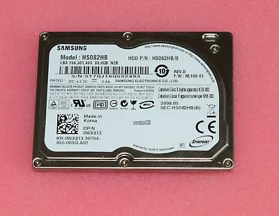 Samsung 1.8  HS082HB 80GB ZIF PATA HDD Hard Disk Drive For Apple Macbook Air • $25.66