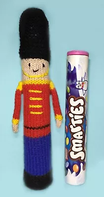 £2.99 • Buy KNITTING PATTERN - Christmas Nutcracker Soldier Smarties Sweet Holder 22 Cms