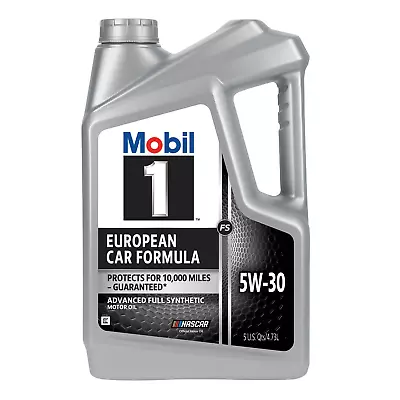 Mobil 1 Motor Oil FS European Car Formula Full Synthetic Motor Oil 5W-30 5 Quart • $30.99