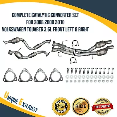Complete Catalytic Set For 2008-2010 Volkswagen Touareg 3.6L Front Left & Right • $488.18