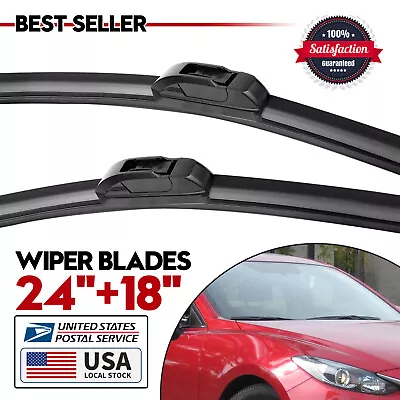 For Toyota Camry 2002-2011 FRONT 24 &18  WINDSHIELD WIPER BLADE SET OEM • $12.88