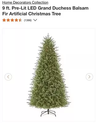 9ft Grand Duchess Full Balsam Christmas Tree 3400 Lights TIKTOK T28 Local Pickup • $950