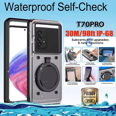 For Samsung Galaxy A20 A30 A50 A70 Waterproof Case Shockproof Cover Self Check • $26.99