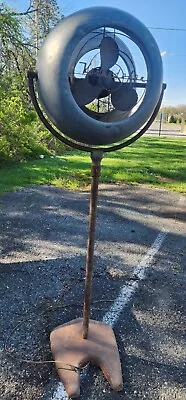 Industrial Vornado Floor Pedestal Fan 3-Speed VTG USA Old Bar Garage Shop Store • $375