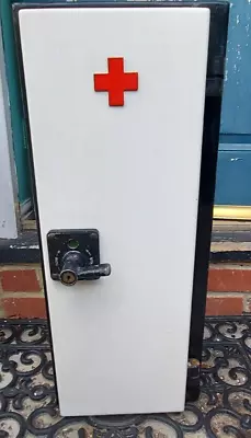 Vintage Metal Wall Hung First Aid Box/Cabinet.USED. • £60