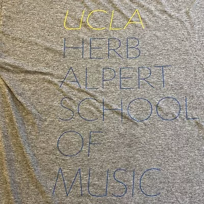 Rare UCLA Herb Alpert School Of Music Bruins Bears Large Shirt A&M Records Jazz • $44.99