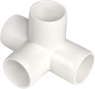 3/4  Furniture Grade 4-Way Side Outlet Tee PVC Fitting - 24 Pack • $42.99