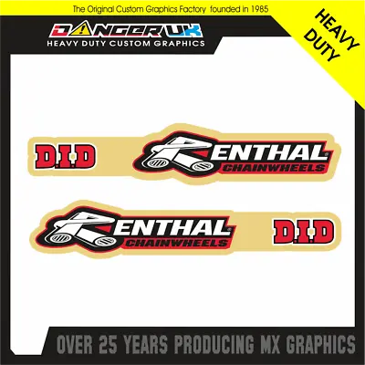 Motocross Clear Swing Arm Graphics 125 250 450 Renthal Did Stickers Decals • $19.91