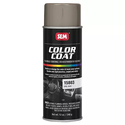 SEM Color Coat Opel Gray Vinyl Spray Auto Paint Aerosol 12 Oz. 15803 • $14.99