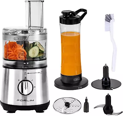 Food Processor/Blender Combo 3.5 Cup Chops Blends 2 Speeds Pulse Stainless Steel • $59.94