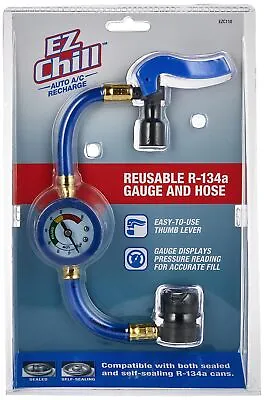 InterDynamics Car Air Conditioner Gauge And Hose AC Recharge Kit R134A • $14.99