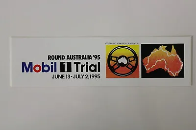 Mobil 1 Trial Round Australia 1995 Decal Sticker Genuine • $7.22