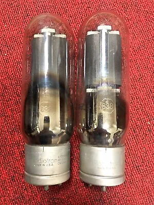 RCA 838/805 Good Testing Values Matched Pair • $698.65