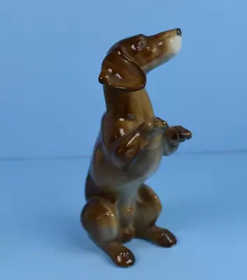 Metzler Ortloff Dachshund Dog Figurine Vintage Standing  Germany  W Label 4.25  • $74.95