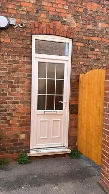 BRAND NEW WHITE UPVC FRONT/BACK DOOR IN FRAME 255x90cm • £267