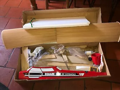 Cotswold SQUARE-ONE “A” Trainer Model Plane . Part Built In Box • £25