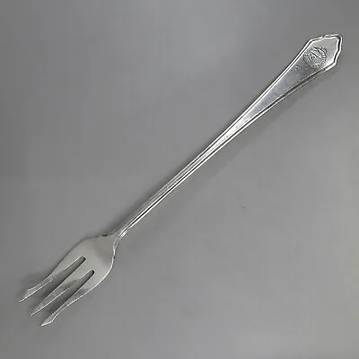 FURNESS BERMUDA LINE Cocktail Oyster Fork MAPPIN & WEBB Shipping Ocean Liner  • $32