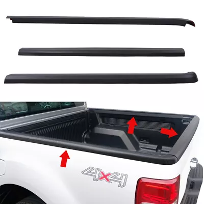 3PCS Tailgate Cover Rail Cap Protector Guard For Ford Ranger 2012-2022 Dual Cab • $118.75