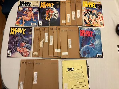 Heavy Metal Magazine Lot 1984 & 1985 - 21 Magazines • $24.99