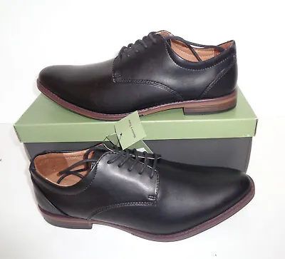 New Mens Black Shoes Casual Memory Foam Formal Office Dress Work Sizes UK 6-12 • £14.98