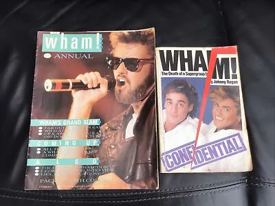 £5 • Buy THE WHAM! ANNUAL (1985) GEORGE MICHAEL 48 PAGES + FREE WHAM CONFIDENTIAL (tatty)