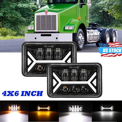 For BLIZZARD Snowplow Snow Plow 680LT 720LT 810 Pair 4x6 INCH LED Headlight DRL • $53.99