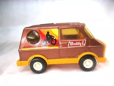 Vintage 1970's Buddy L Motorcycle Bubble Window Van 4 3/4'' Long  Made In Japan • $9.99